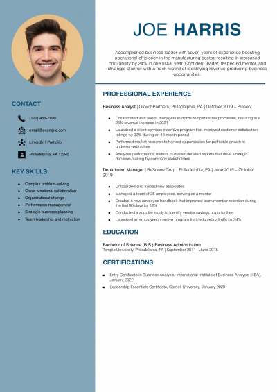 Resume Templates and Examples for Microsoft Word for 2025